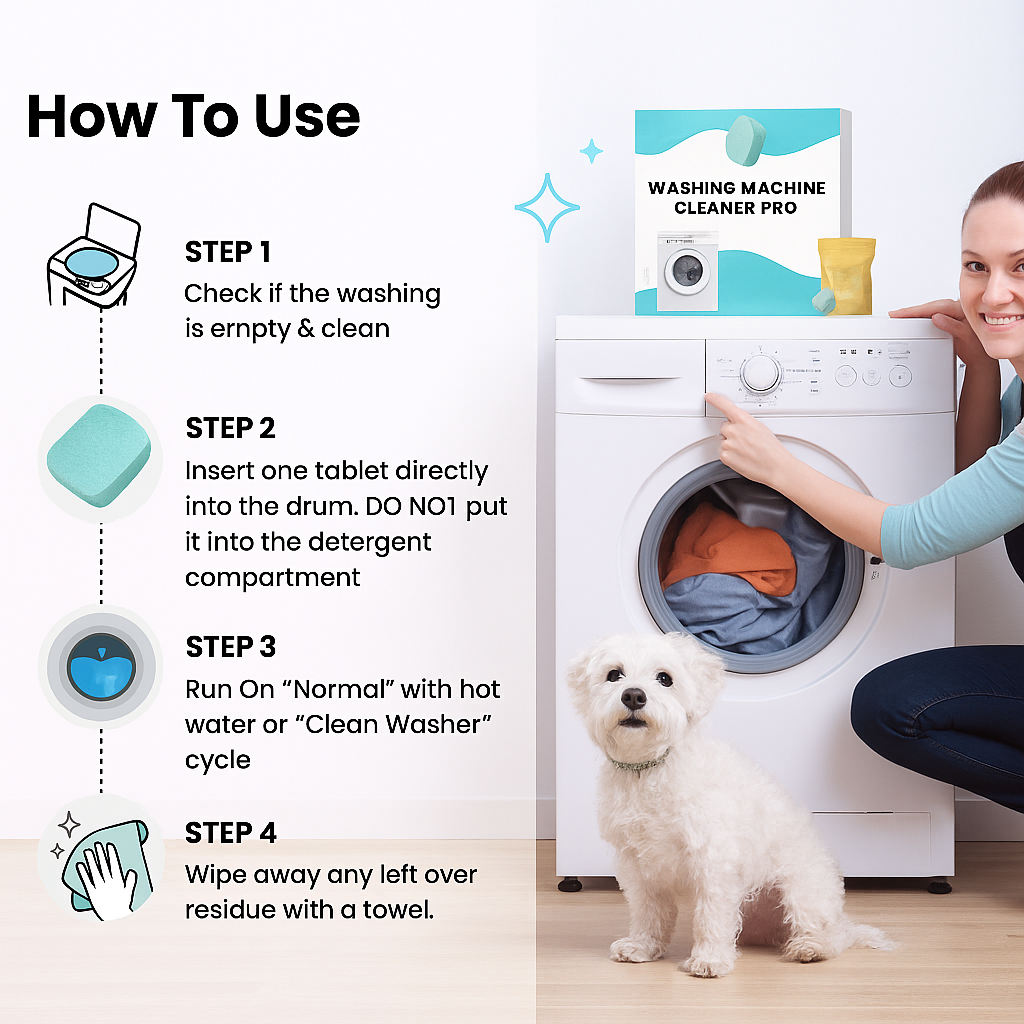 Pet Hair Washing Machine Cleaner (24 per pack)